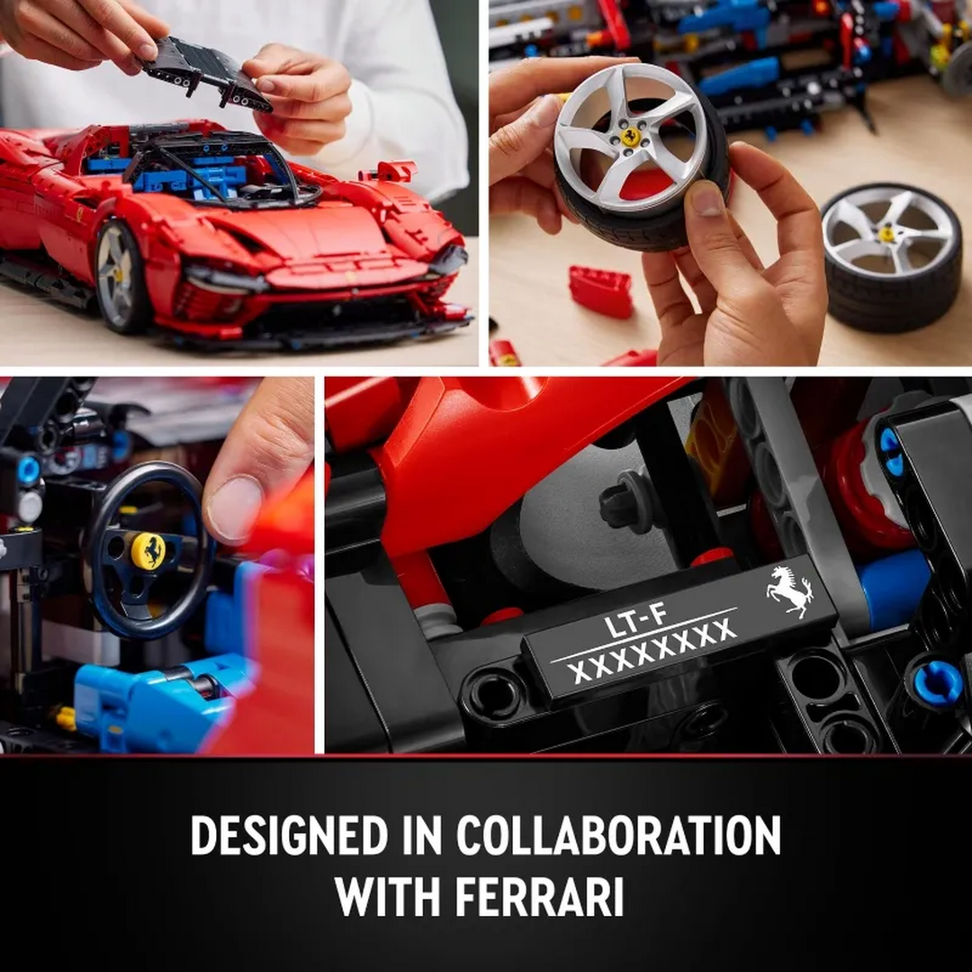 Lego Technic 1:8 scale Ferrari Daytona SP3 construction set