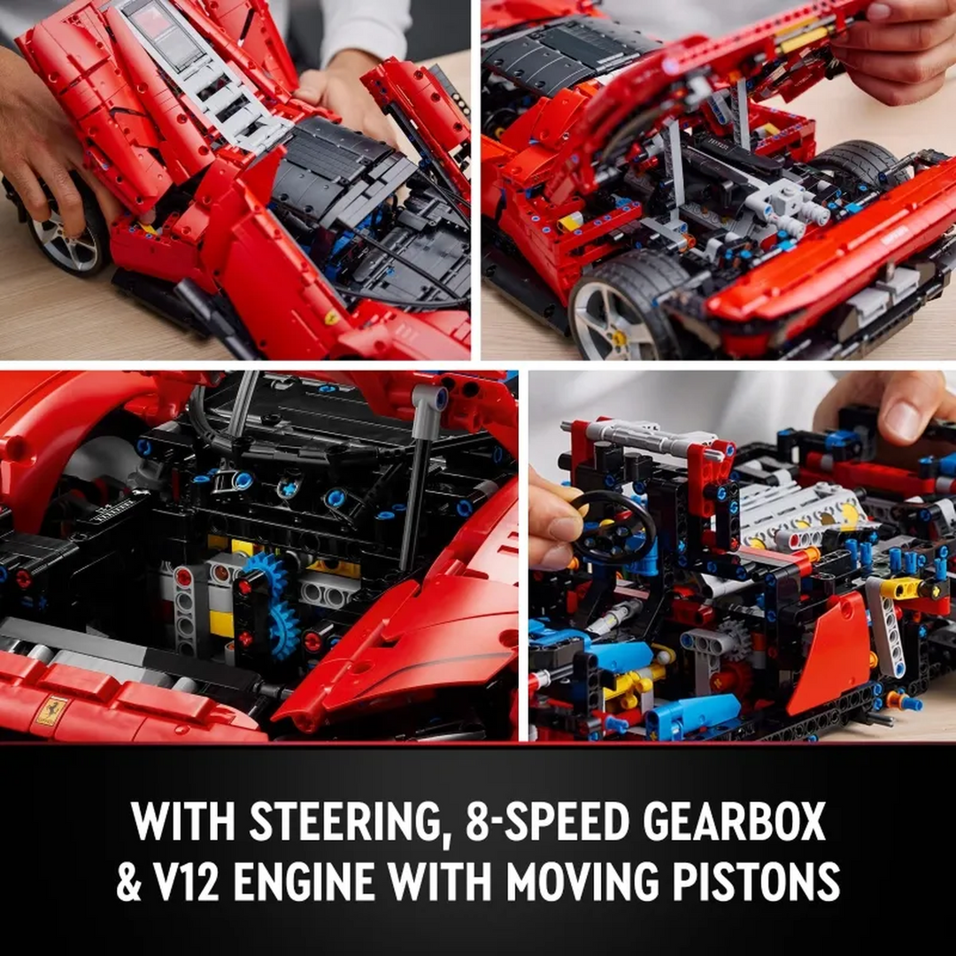 Lego Technic 1:8 scale Ferrari Daytona SP3 construction set