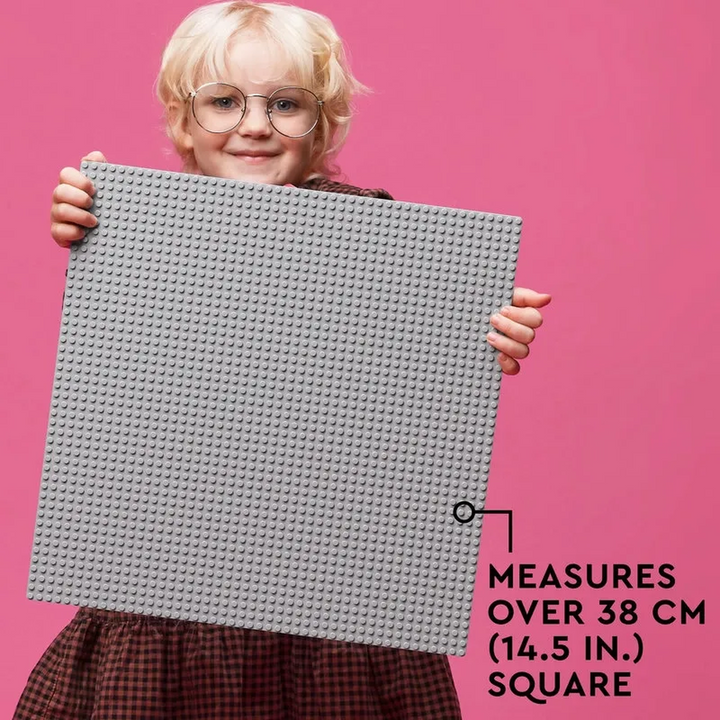 Lego gray baseplate with 2,304 studs
