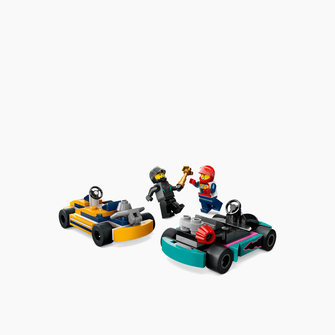 Lego Go Karts And Race Drivers