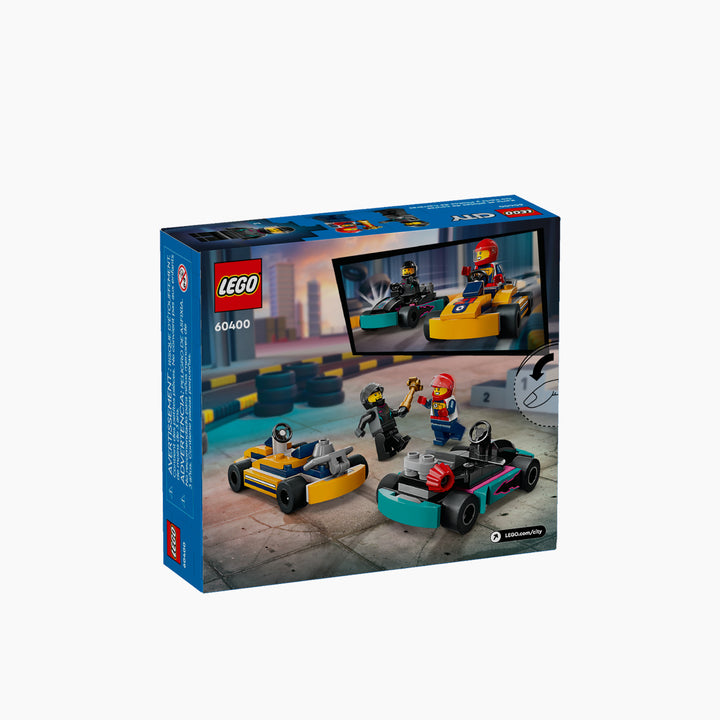 Lego Go-Karts and Race Drivers 99-piece construction set with two go-karts and minifigures