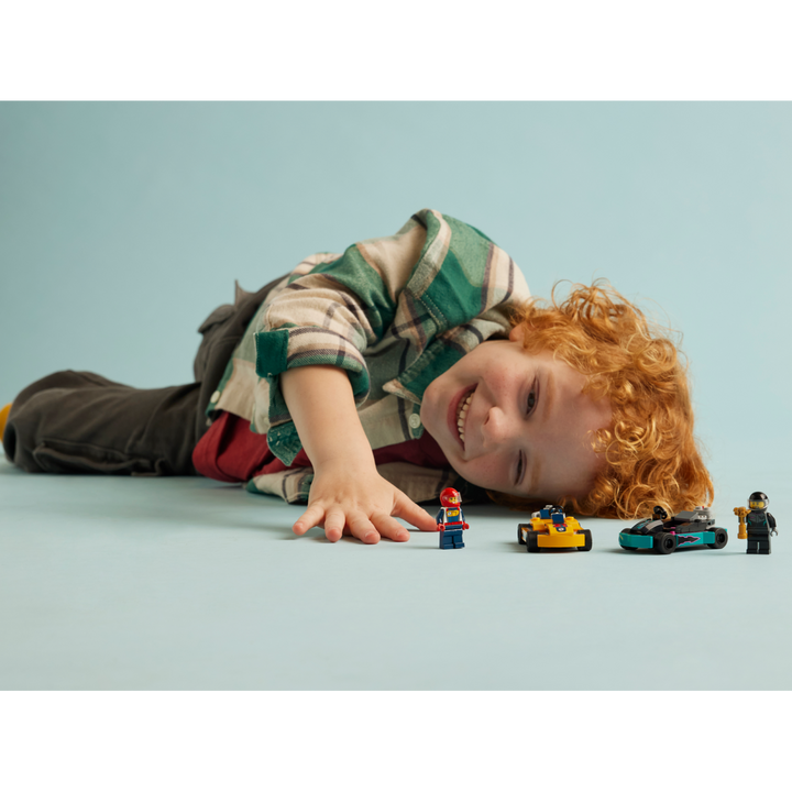 Lego Go-Karts and Race Drivers set with two go-karts and minifigures