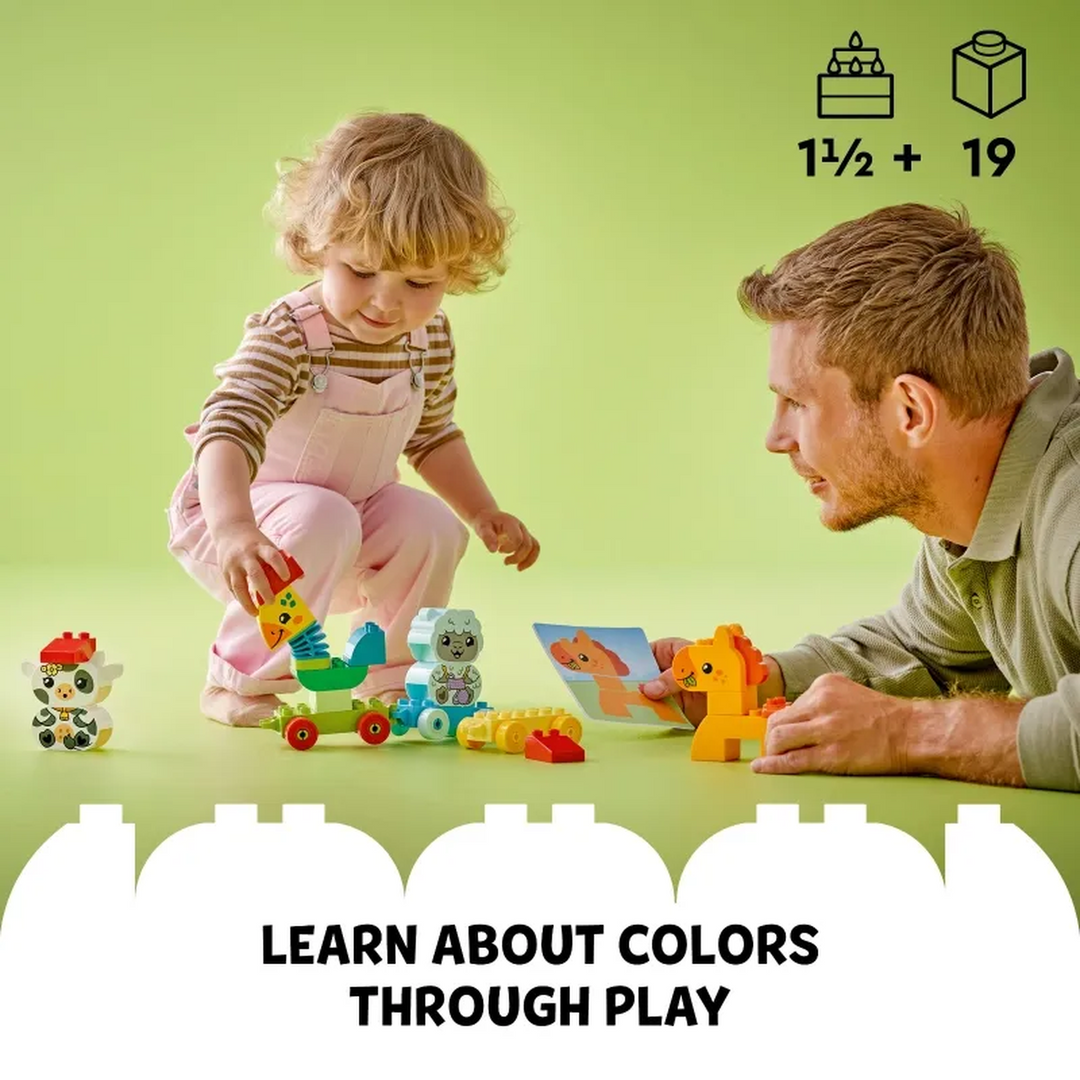 Lego 19-piece Animal Train building toy for toddlers