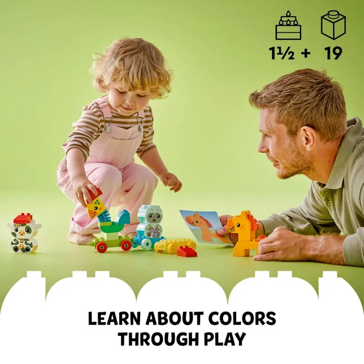 Lego 19-piece Animal Train building toy for toddlers