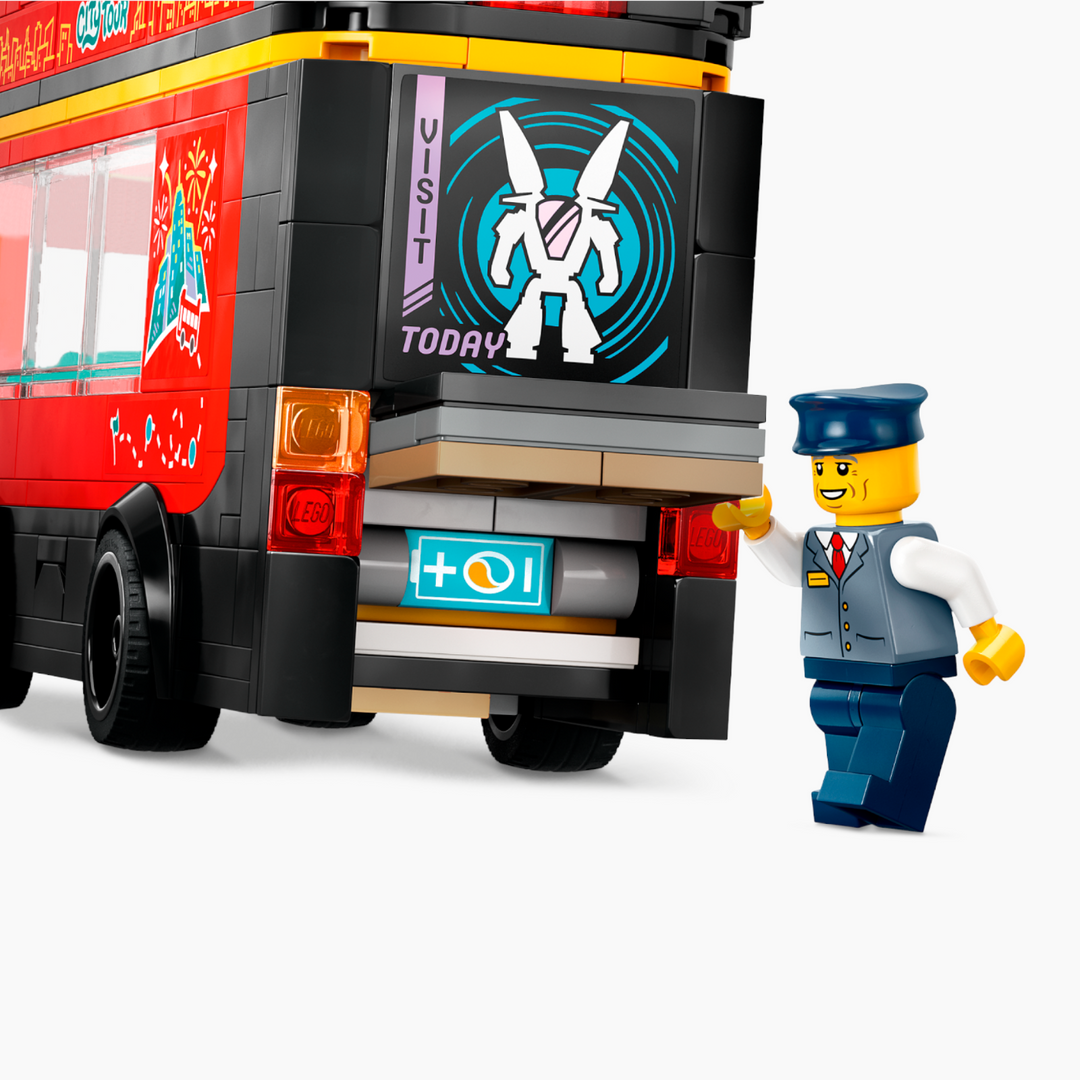 Lego Red Double-Decker Sightseeing Bus construction set