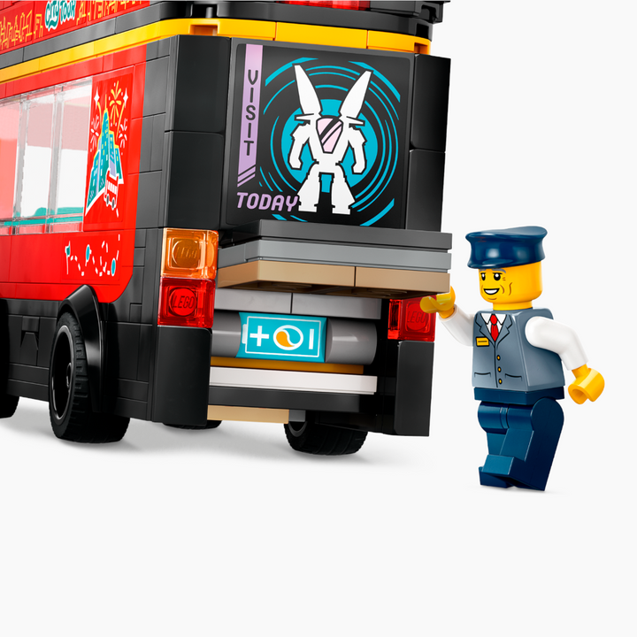 Lego Red Double-Decker Sightseeing Bus construction set