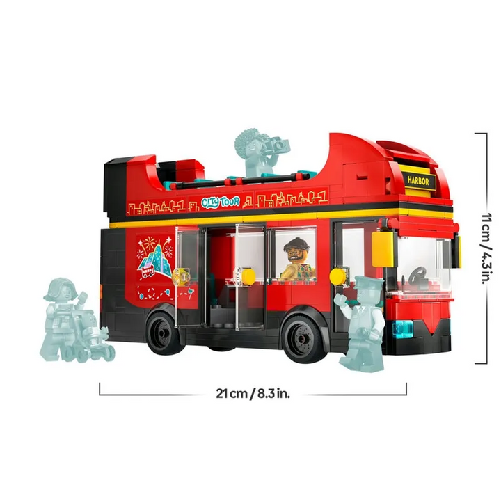 Lego Red Double-Decker Sightseeing Bus construction set
