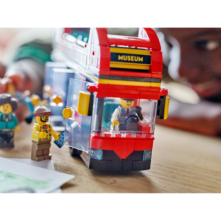 Lego Red Double-Decker Sightseeing Bus construction set