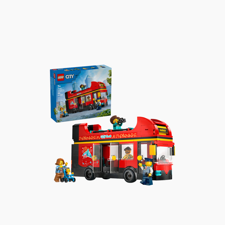 Lego Red Double Decker Sightseeing Bus
