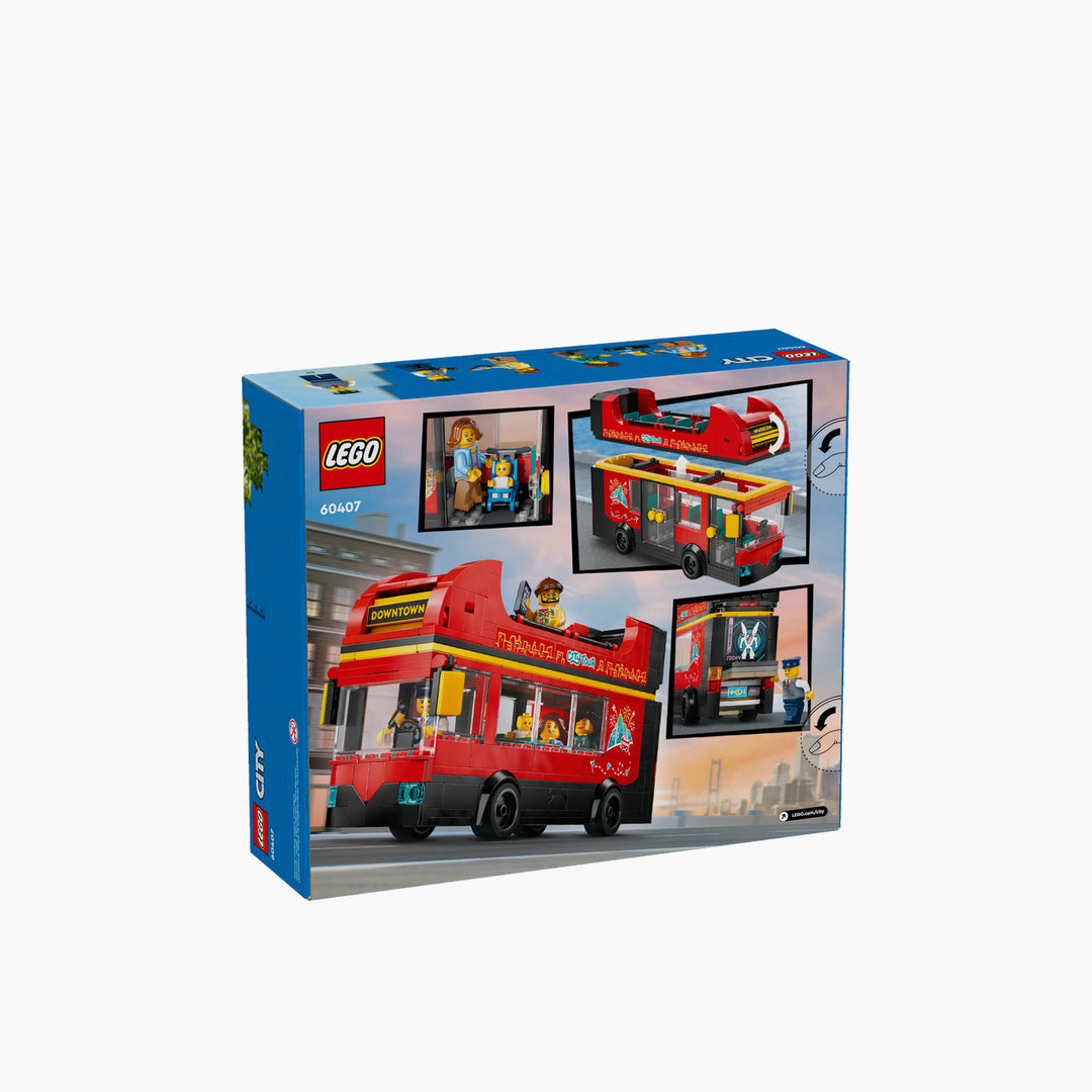 Lego Red Double Decker Sightseeing Bus