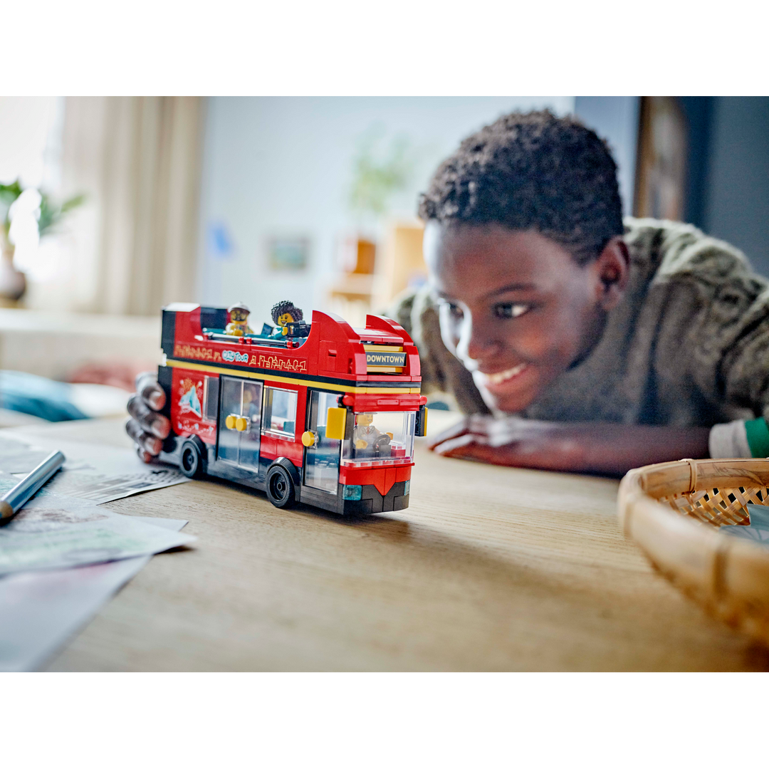 Lego Red Double-Decker Sightseeing Bus building set