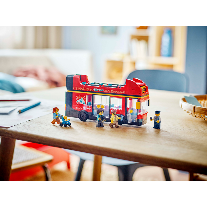 Lego Red Double-Decker Sightseeing Bus construction set
