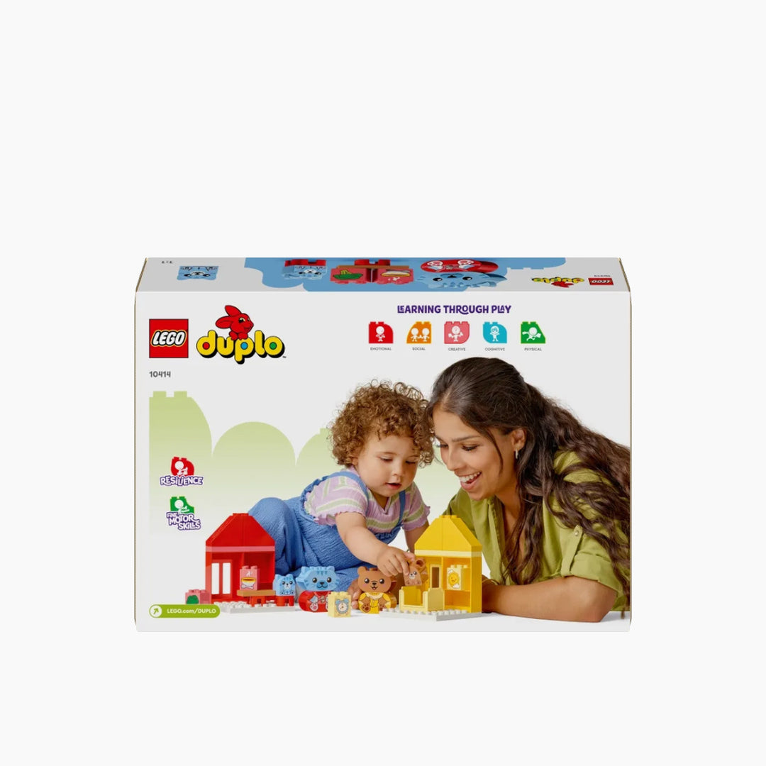 Lego Daily Routines: Eating &amp; Bedtime 28-piece building toy set for toddlers.