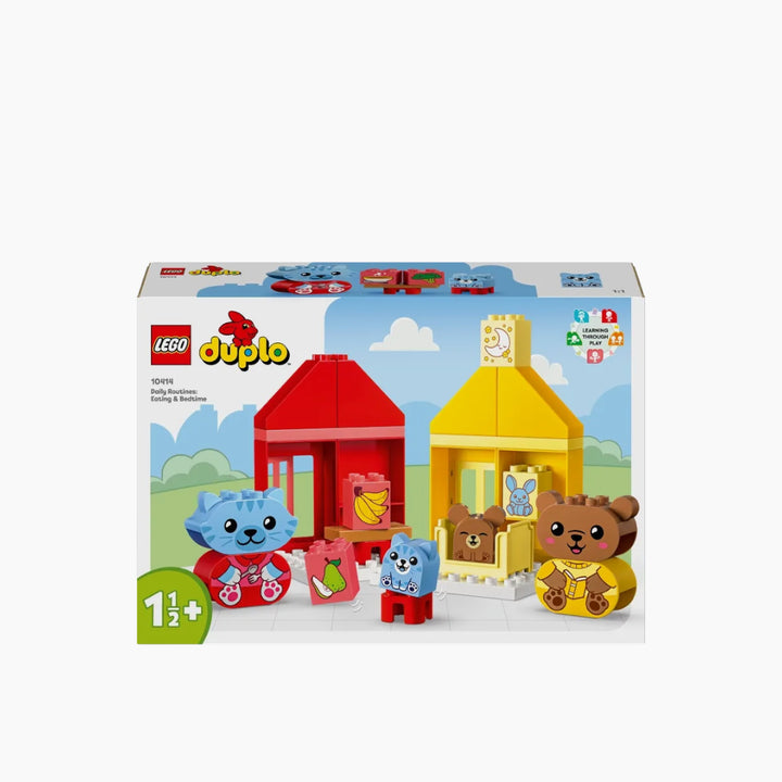 Lego Daily Routines: Eating &amp; Bedtime 28-piece building toy set for toddlers.