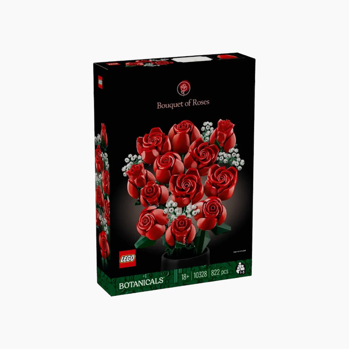 LEGO Bouquet of Roses building set with 822 pieces