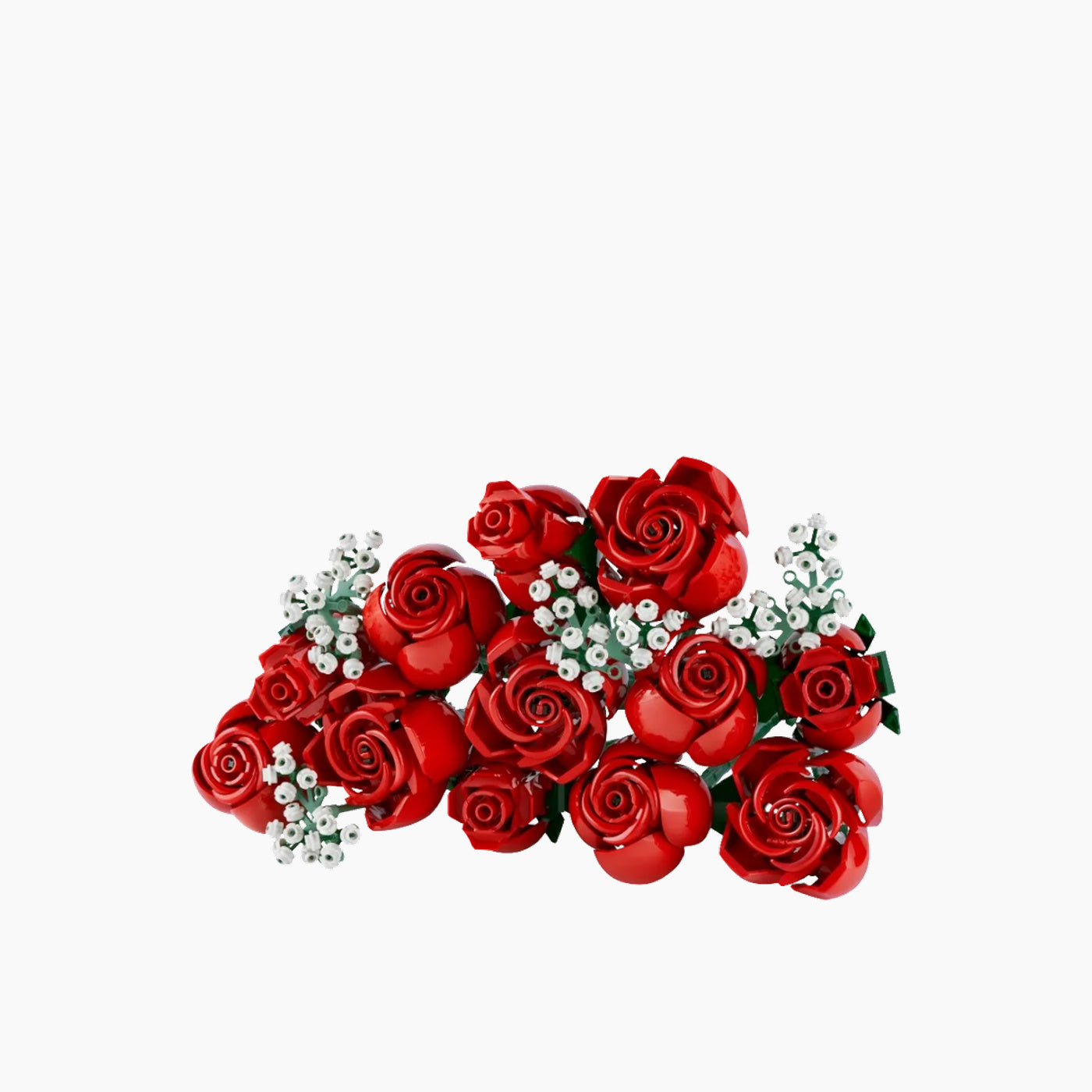 LEGO Bouquet of Roses building set with red roses and baby's breath