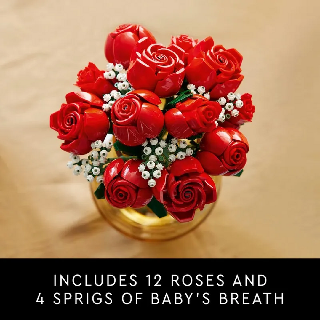 LEGO Bouquet of Roses with red roses and baby&