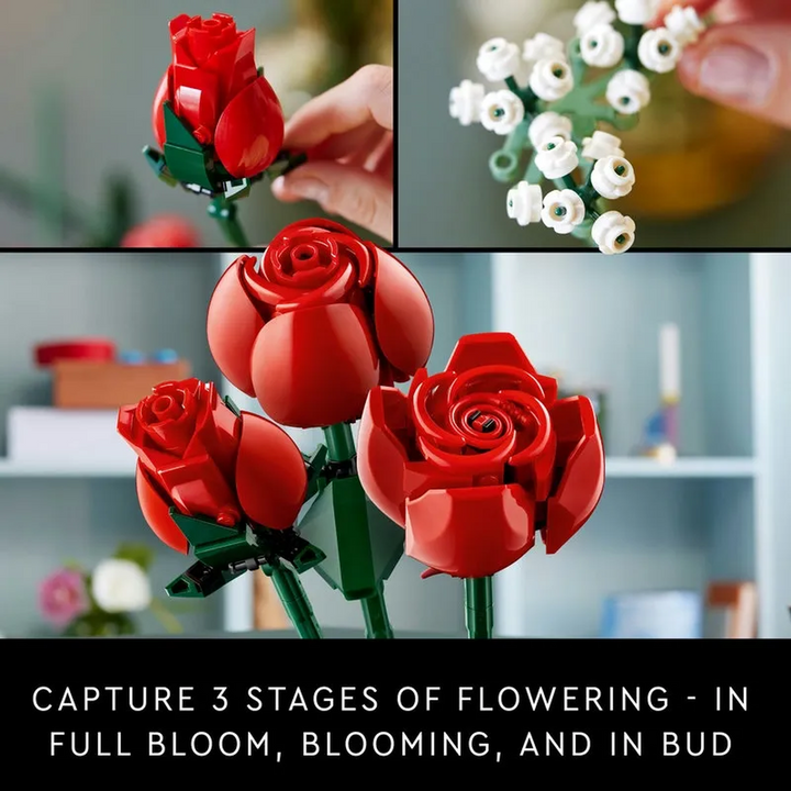 LEGO Bouquet of Roses with red roses and baby&