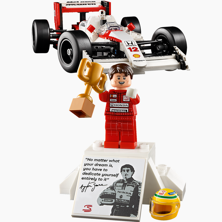 Lego McLaren MP4-4 &amp; Ayrton Senna 693-piece building set