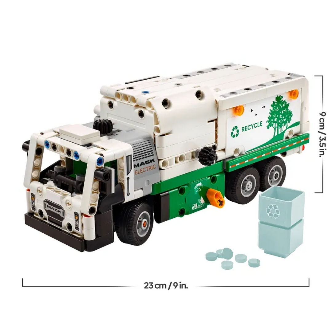 LEGO Technic Mack LR Electric Garbage Truck 503-piece construction set