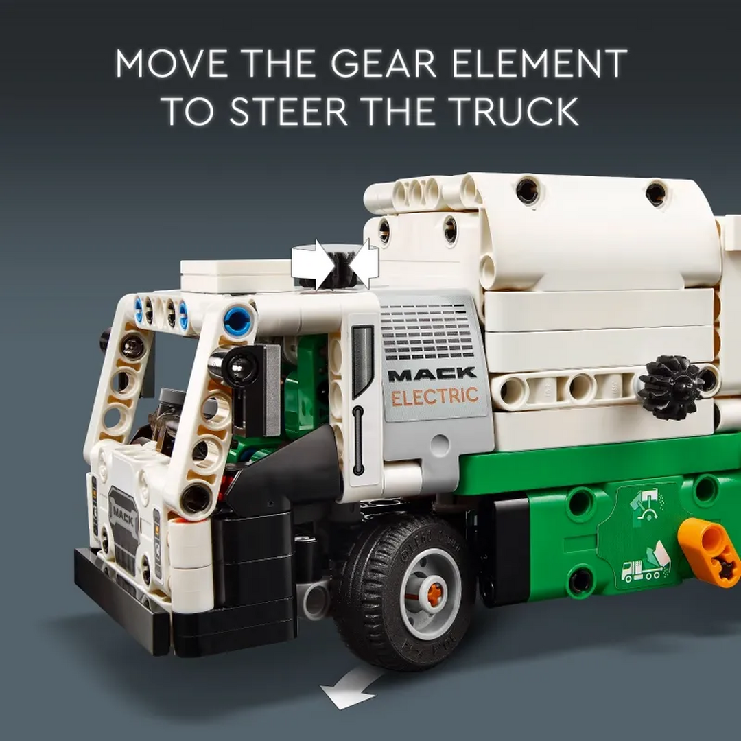 LEGO Technic Mack LR Electric Garbage Truck 503-piece construction set