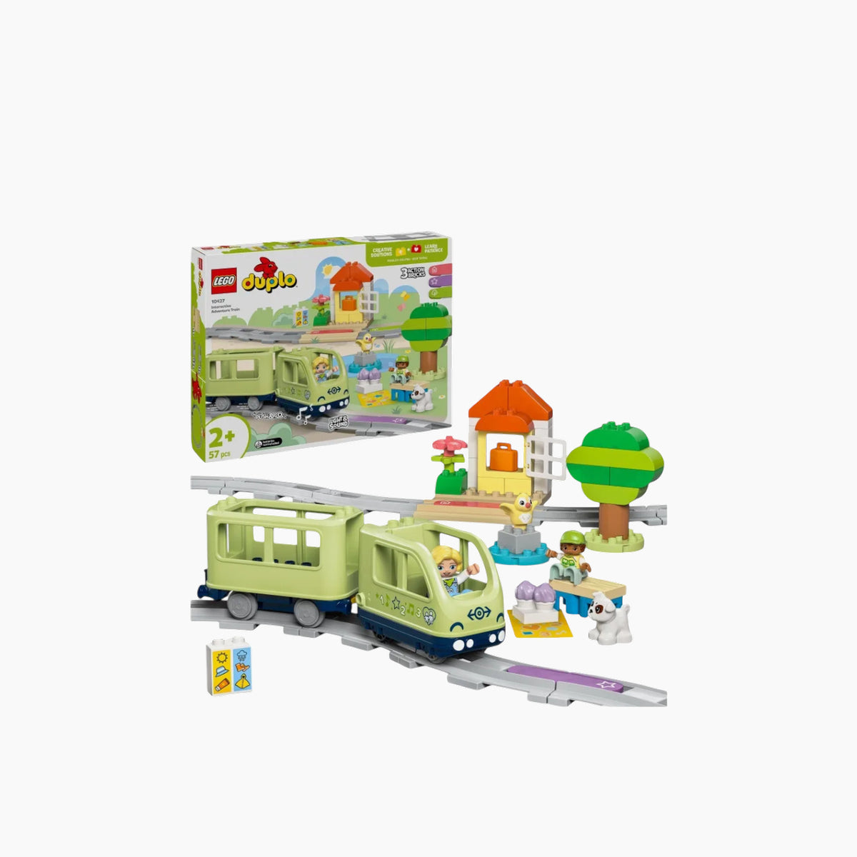 Lego Interactive Adventure Train 57-piece construction set with lights and sounds