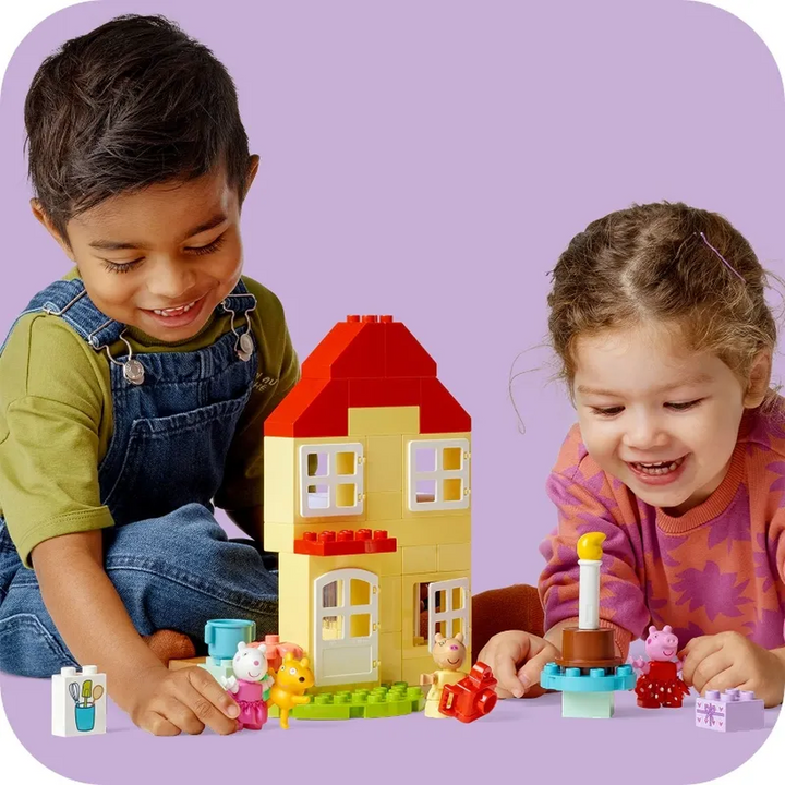 Lego Peppa Pig Birthday House 59-piece building set for ages 2+