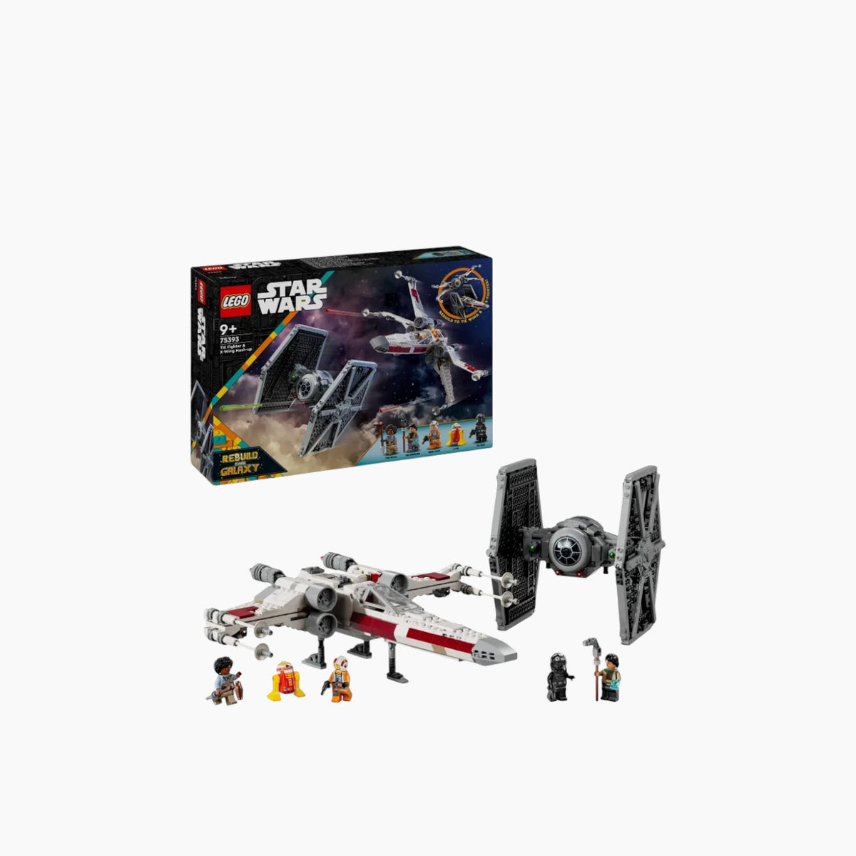 Lego Tie Fighter & X-Wing Mash-Up construction set with 1063 pieces