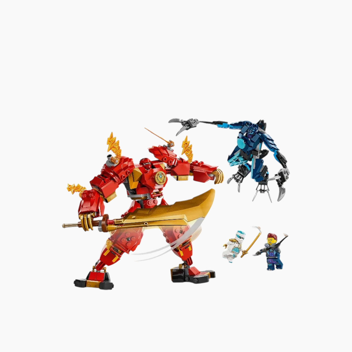 Lego Kai's Elemental Fire Mech 322-piece construction set