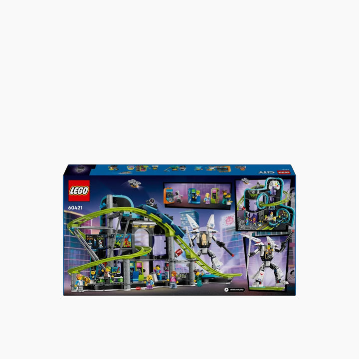 Lego Robot World Roller-Coaster Park construction set with 986 pieces