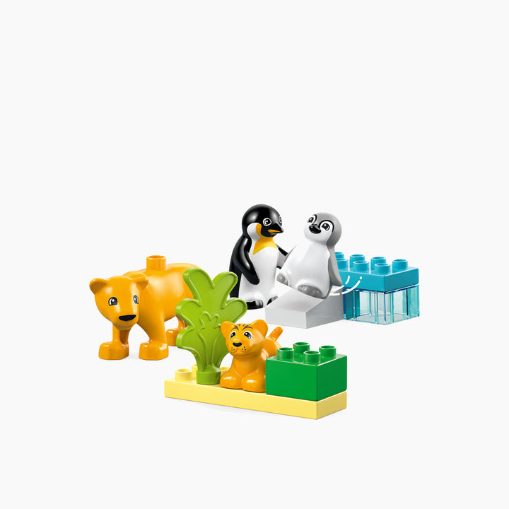 Lego Duplo Wild Animal Families Penguins &amp; Lions Construction Playset