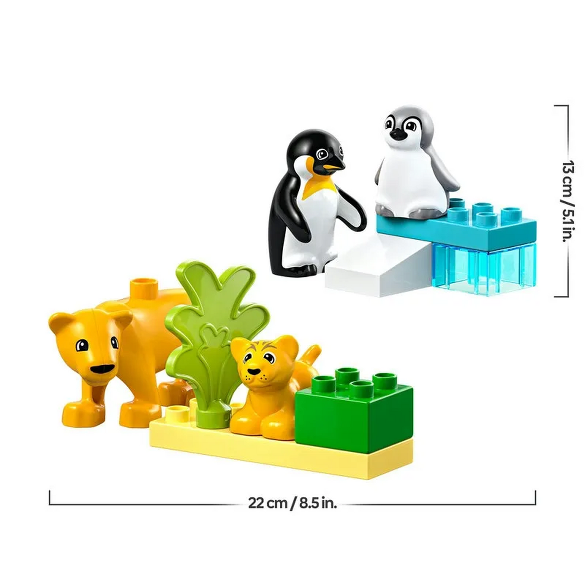 Lego Wild Animal Families set with penguins and lions
