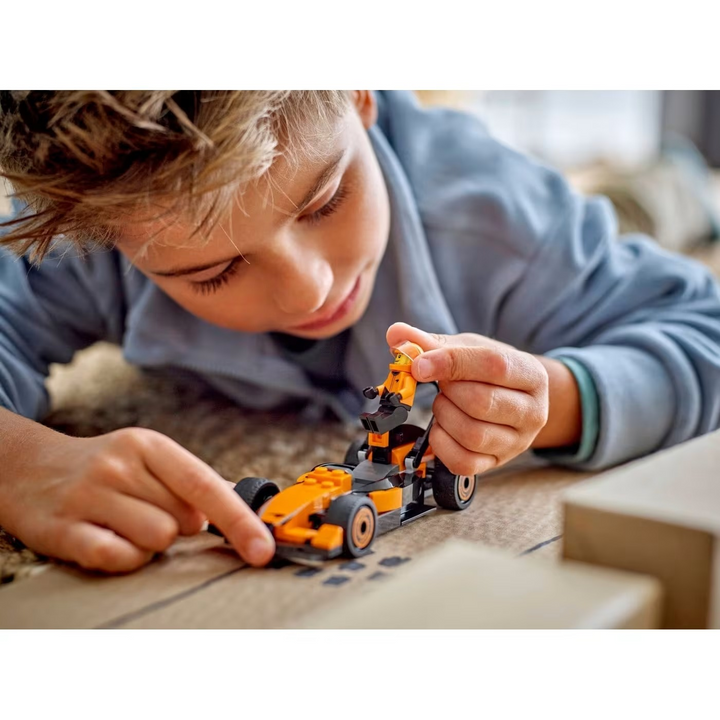 Lego F1 Driver with McLaren Race Car construction set