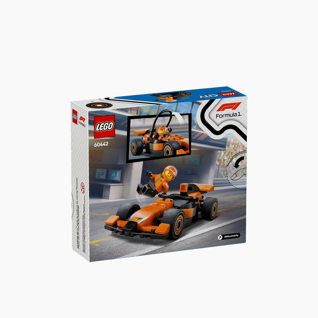 Lego F1 Driver with McLaren Race Car construction set