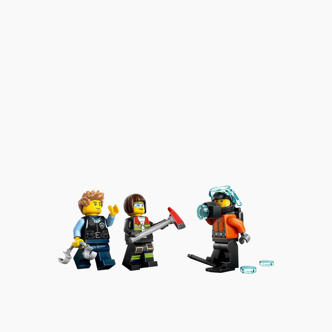Lego Helicopter Fire Truck And Submarine