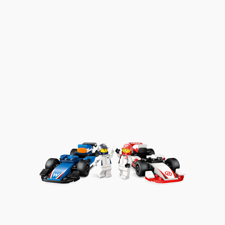 Lego City F1 Williams Racing &amp; Haas F1 Race Cars