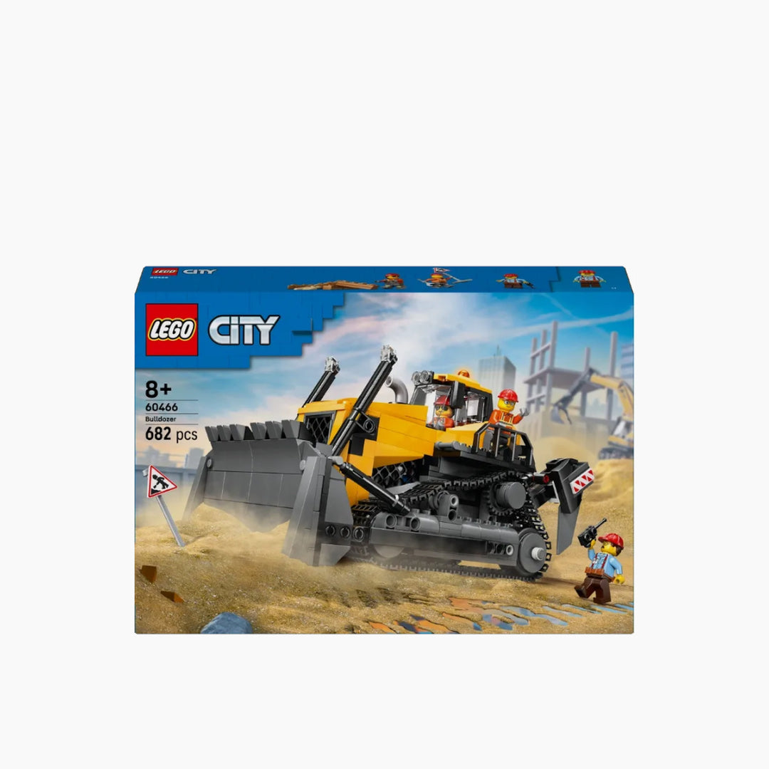 Lego Yellow Bulldozer construction set with 682 pieces