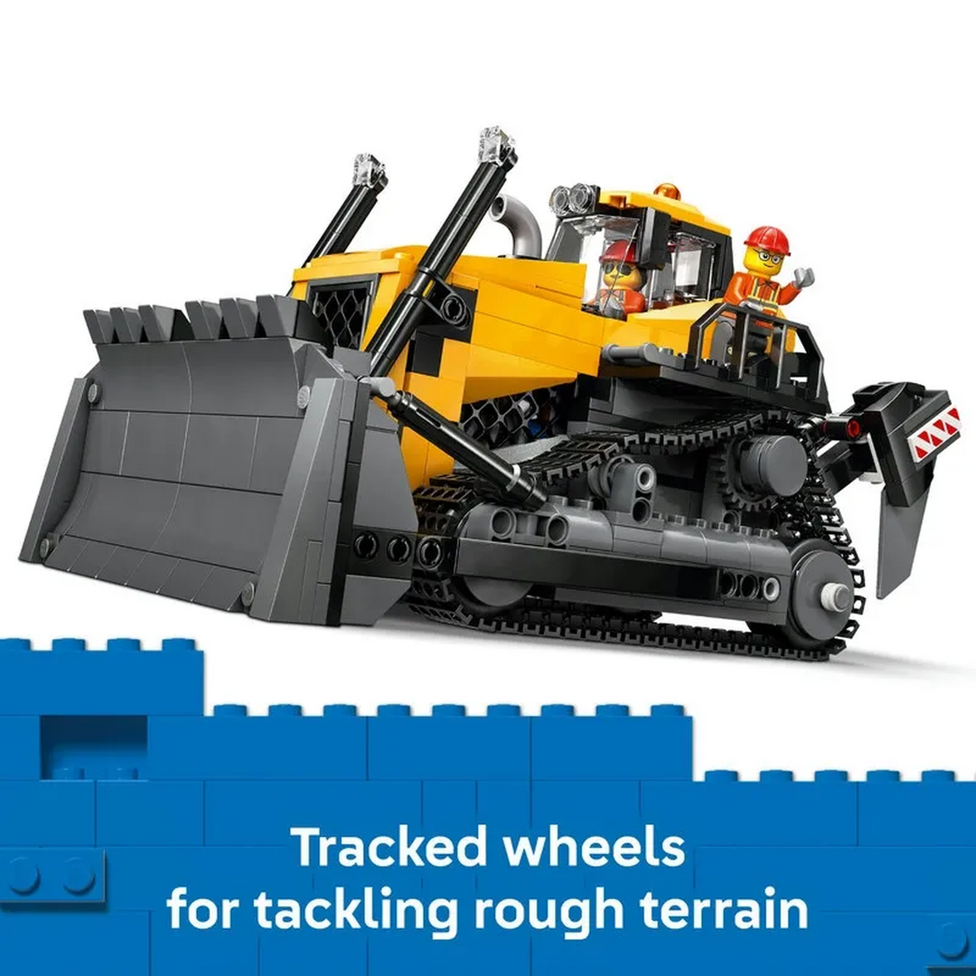 Lego Yellow Bulldozer construction set with 682 pieces