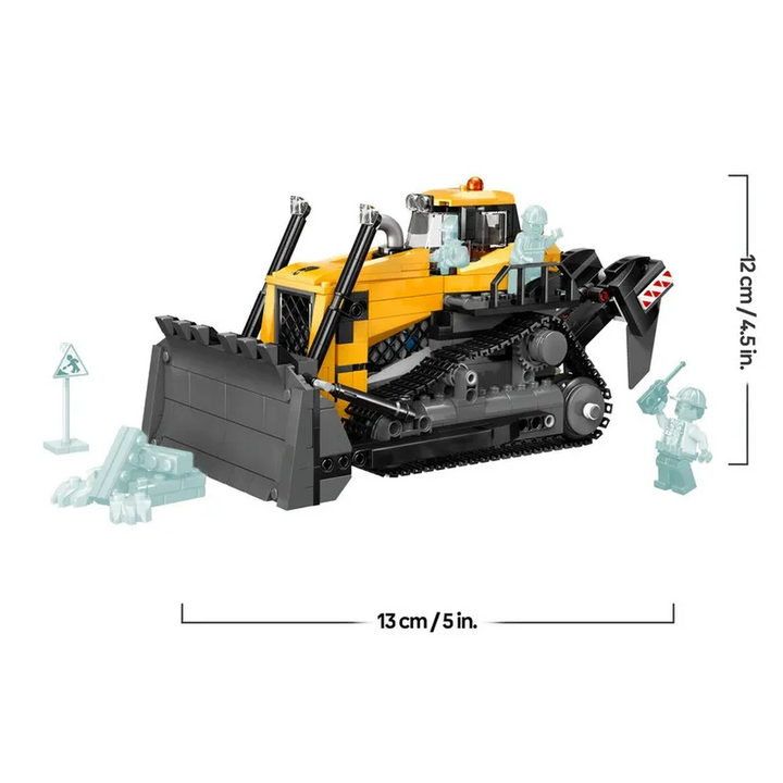 Lego Yellow Bulldozer construction set with 682 pieces