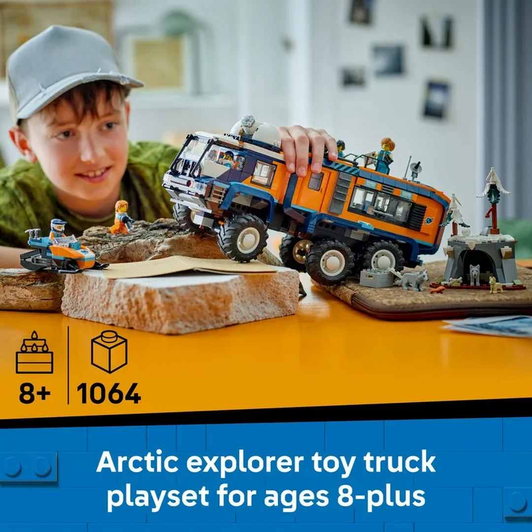 Lego Arctic Explorer Science Lab Truck 1064-piece building set
