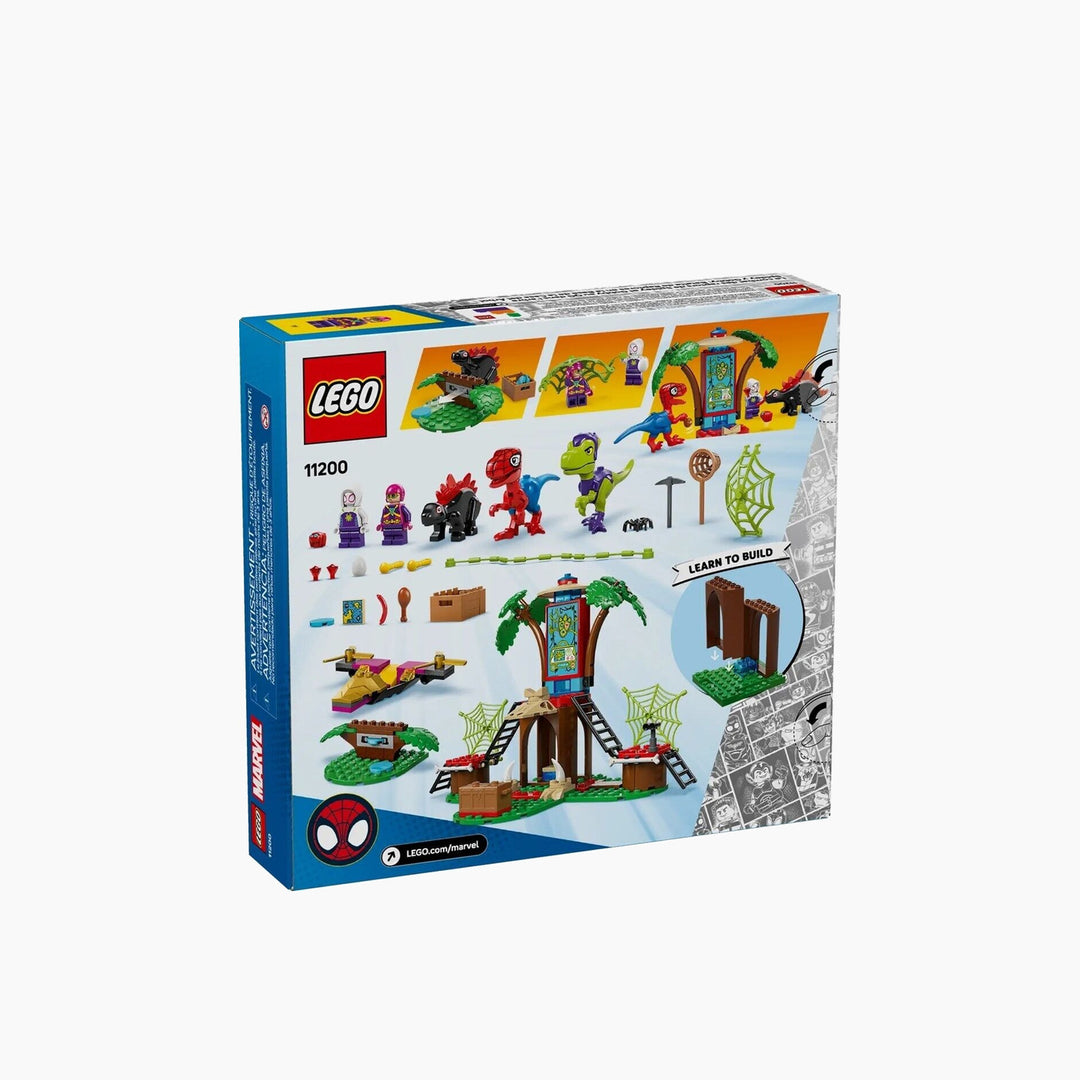 Lego Spidey And Gobbys Raptor Battle