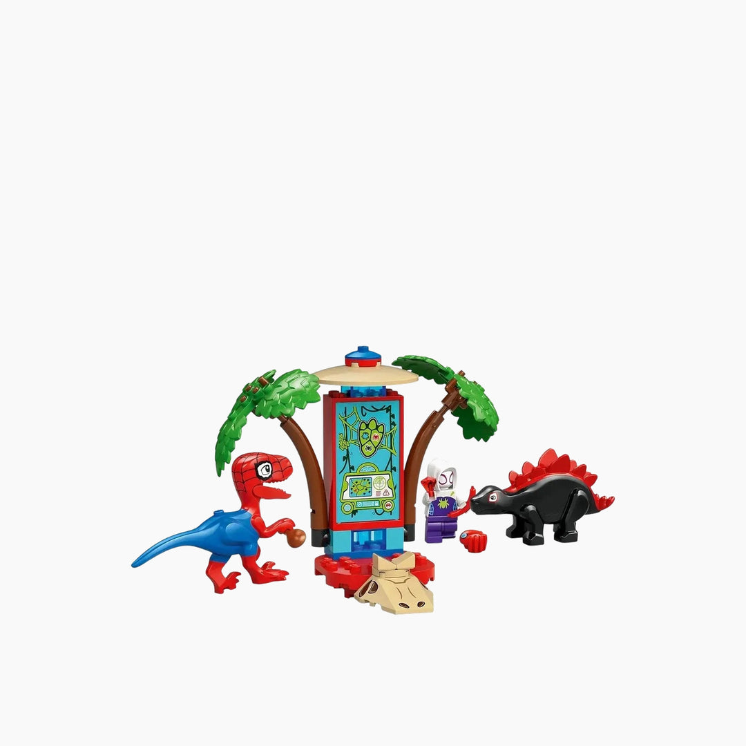 Lego Spidey And Gobbys Raptor Battle
