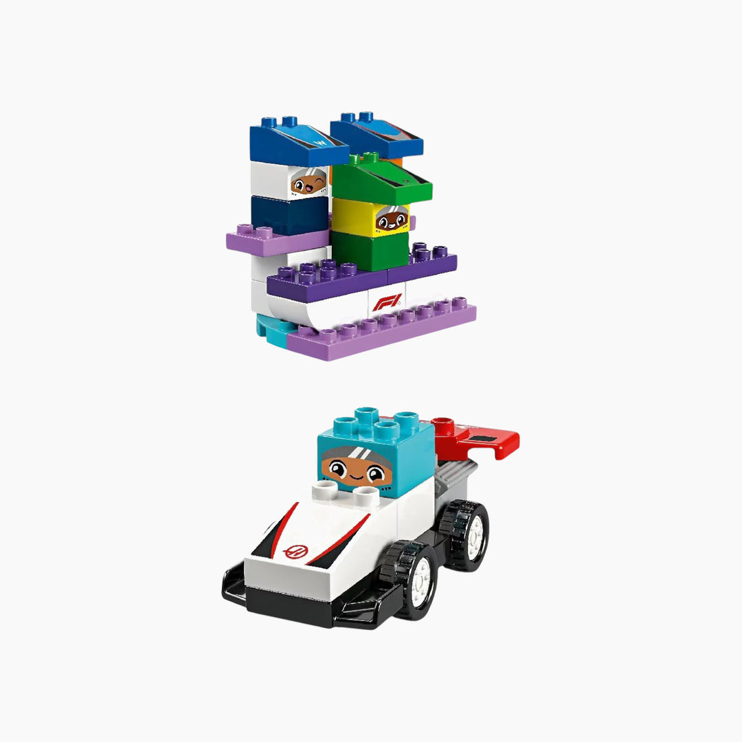Lego Duplo F1 Team Race Cars &amp; Drivers