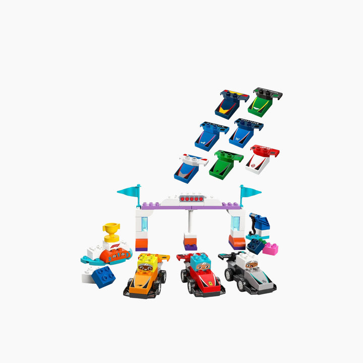 Lego Duplo F1 Team Race Cars &amp; Drivers