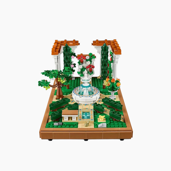 Lego Fountain Garden