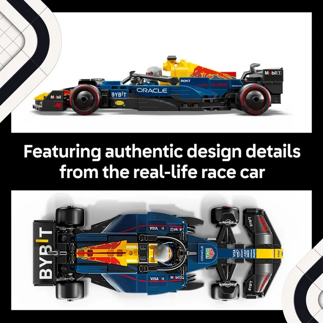 Lego Oracle Red Bull Racing RB20 F1 race car construction set