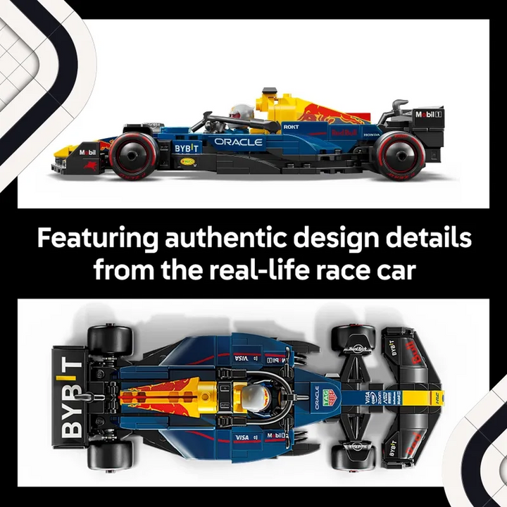 Lego Oracle Red Bull Racing RB20 F1 race car construction set