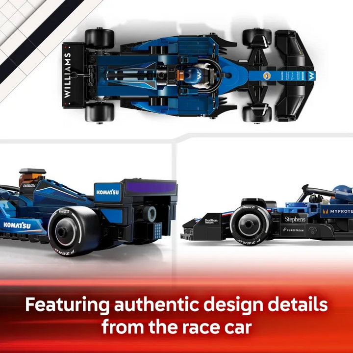 LEGO Williams Racing FW46 F1 Race Car 263-piece construction set