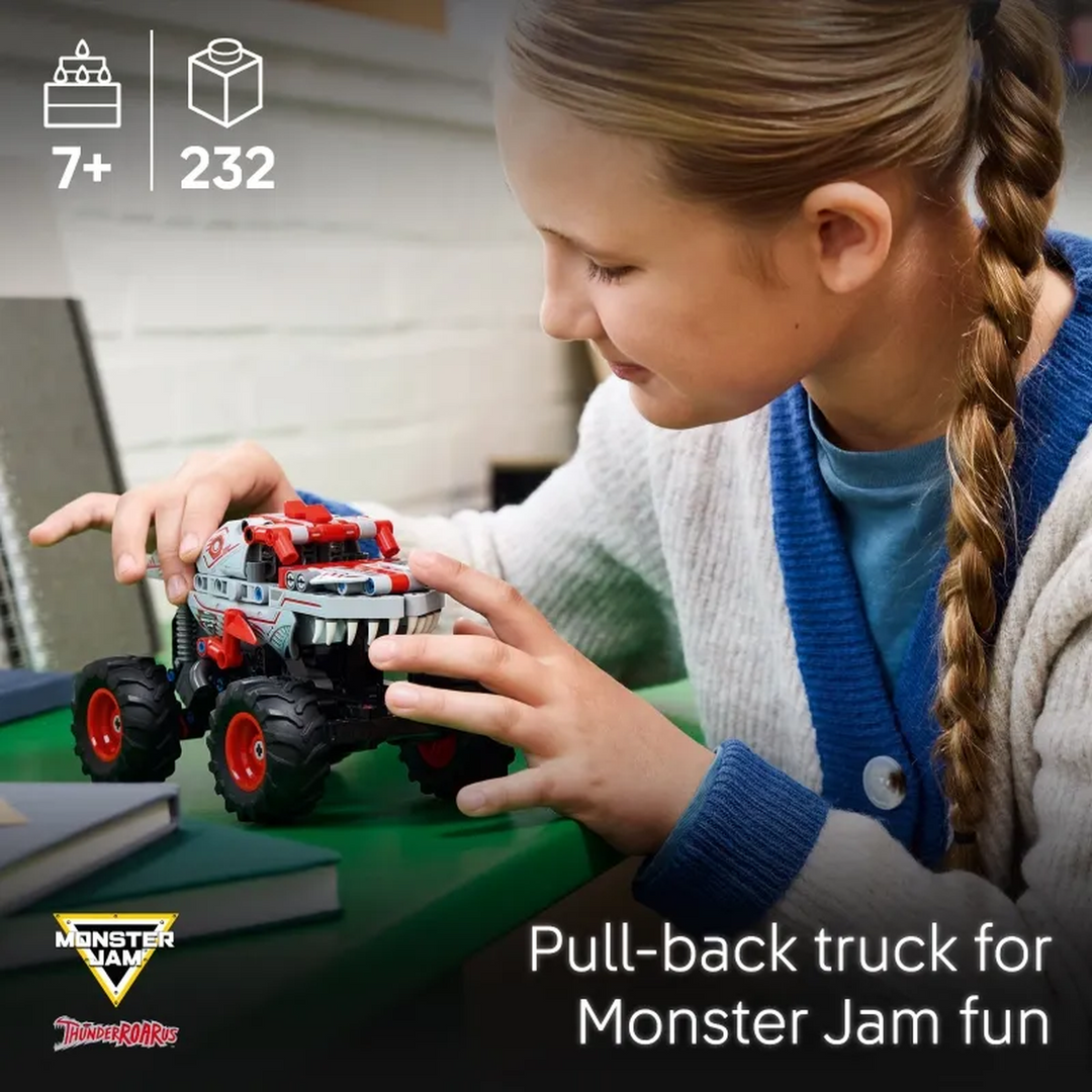 Lego Monster Jam ThunderROARus Pull-Back- 232 Pcs