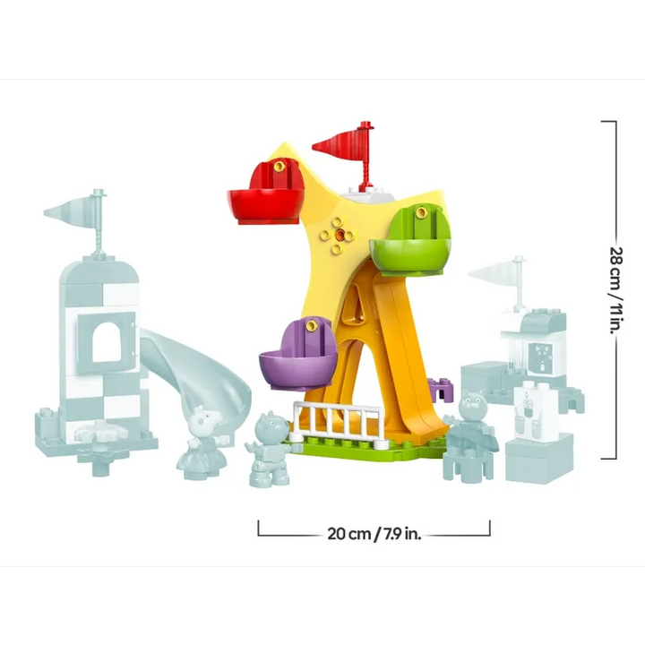 Lego Funfair 53-piece construction set with Peppa Pig characters